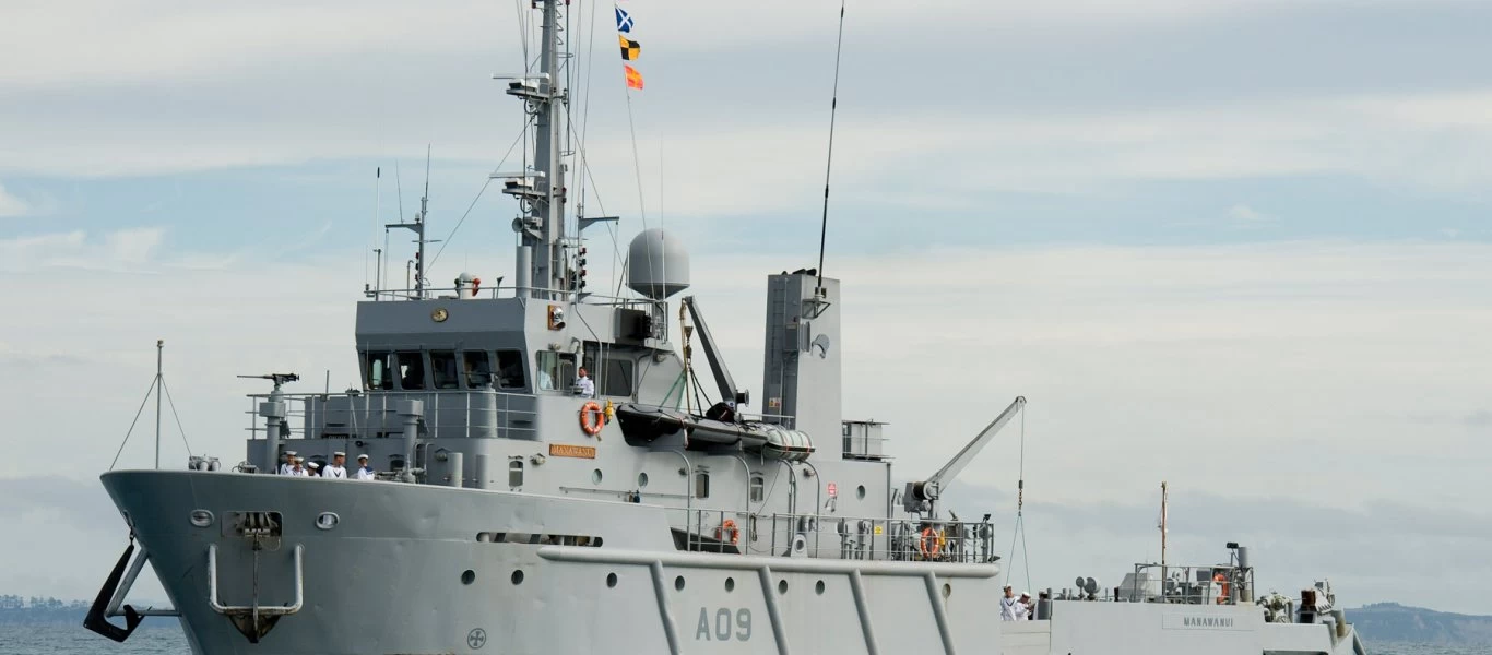 Εργασίες συντήρησης για το ωκεανογραφικό πλοίο του Ναυτικού της Νέας Ζηλανδίας